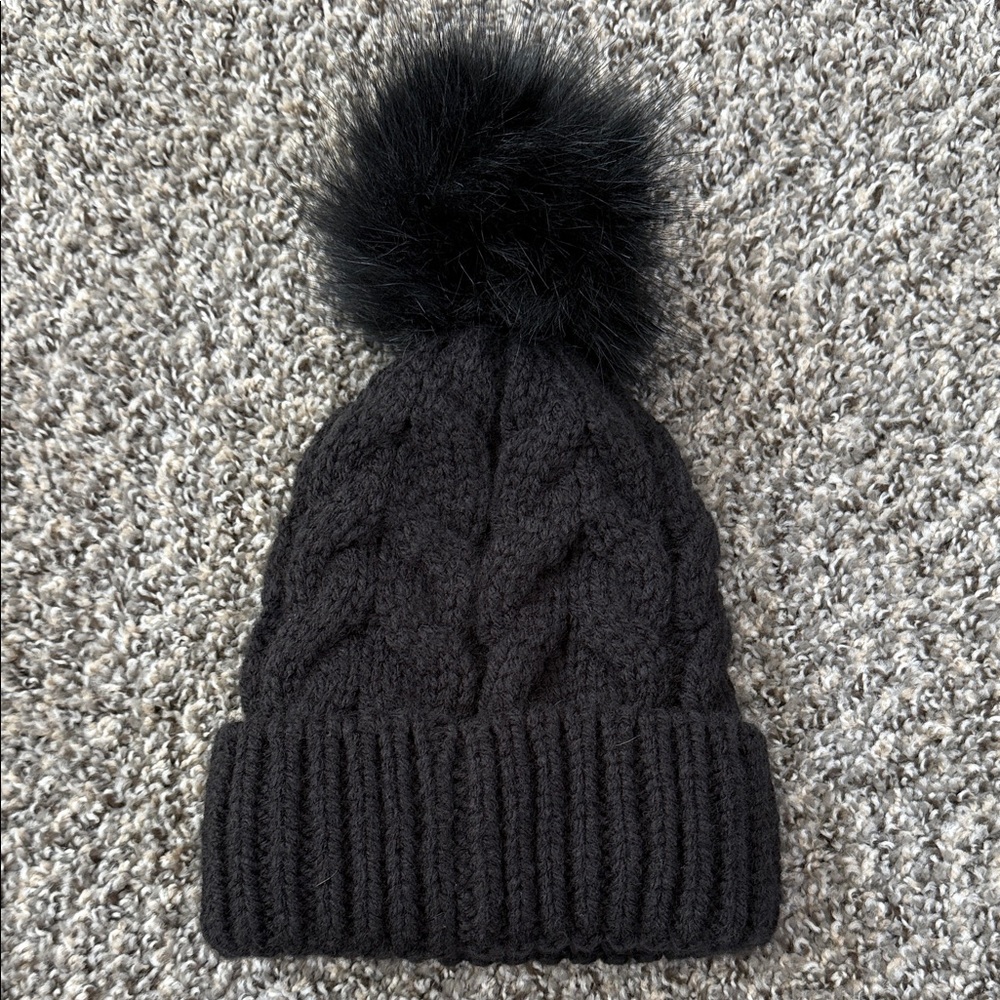 Time and Tru Beanie with Pom-Pom